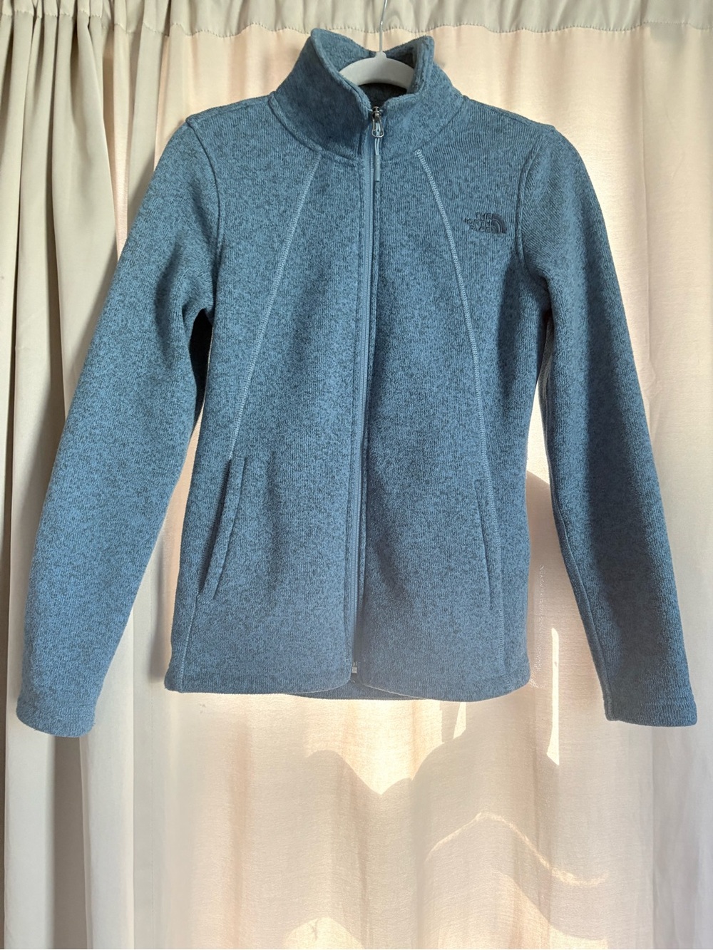 The North Face Women's Blue Full-Zip Utility Fleece Jacket